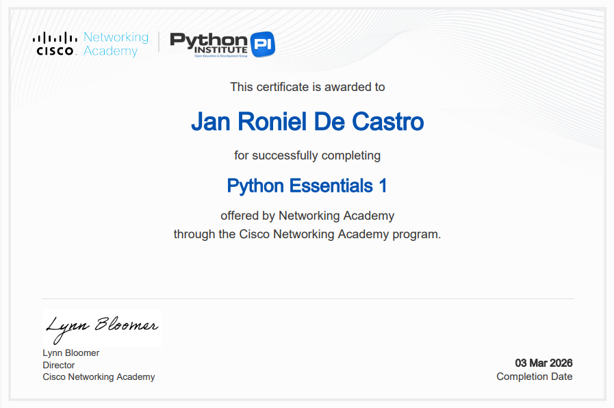Read more about the article Python Essentials 1